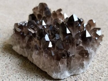 Smoky quartz is known for its grounding properties Smoky quartz is known for its grounding properties