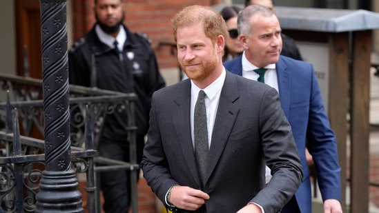 Prince Harry is concerned about a 'serious security risk' before his UK visit after sharing sensitive information in his memoir (AP Photo/Kirsty Wigglesworth, File) (AP)