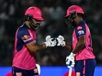 Rajasthan Royals' captain Sanju Samson (R) is congratulated by Riyan Parag after scoring a half-century. Rajasthan Royals' captain Sanju Samson (R) is congratulated by Riyan Parag after scoring a half-century.