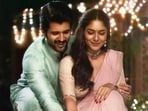 Family Star box office collection day 6: Vijay Deverakonda and Mrunal Thakur in a still from the film. Family Star box office collection day 6: Vijay Deverakonda and Mrunal Thakur in a still from the film.