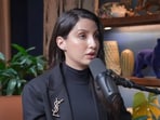 Nora Fatehi attacked celebrity couples during the latest episode of Ranveer Allahbadia's podcast, BeerBiceps. (Photo credit: YouTube/BeerBiceps) Nora Fatehi attacked celebrity couples during the latest episode of Ranveer Allahbadia's podcast, BeerBiceps. (Photo credit: YouTube/BeerBiceps)