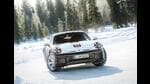 With its 480hp, 3.0-litre twin turbo engine, the Dakar edition of the Porsche 911 drives perfectly well on slippery surfaces.