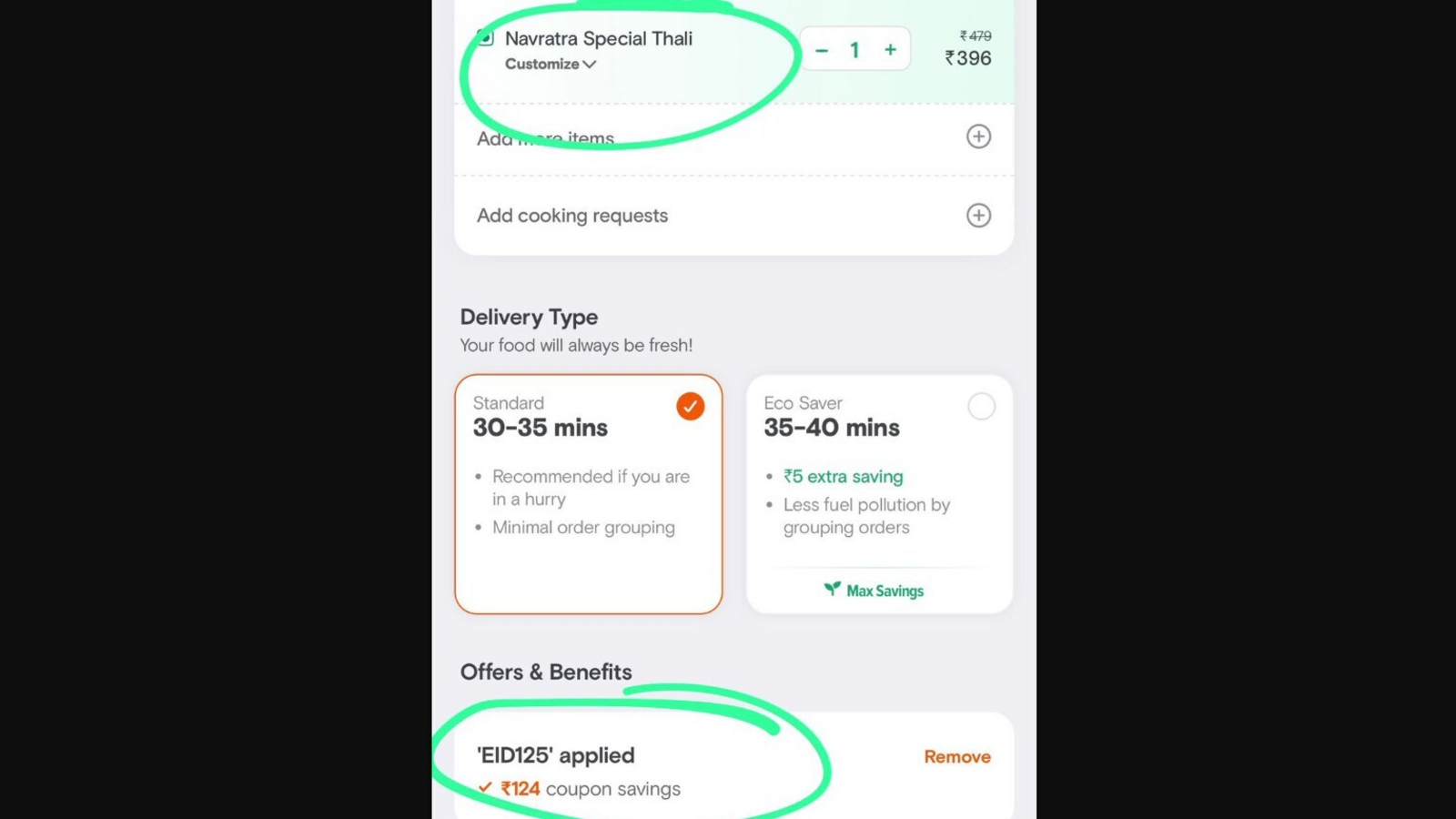 Bengaluru entrepreneur orders Navratri Special Thali on Swiggy, gets Eid-related discount: 'Food knows no religion' | Trending - Vimarsana News