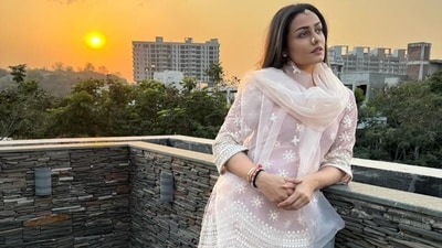 Namrata Shirodkar shared a bunch of her photos on Instagram on Thursday. She gave different poses and expressions as she stood infront of the camera. For her photoshoot, she wore a pink and white suit. She captioned her post, “Eid Mubarak (crescent moon emoji).” Namrata Shirodkar shared a bunch of her photos on Instagram on Thursday. She gave different poses and expressions as she stood infront of the camera. For her photoshoot, she wore a pink and white suit. She captioned her post, “Eid Mubarak (crescent moon emoji).”