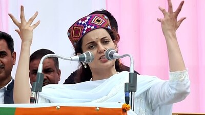 BJP's candidate from Mandi, Kangana Ranaut (ANI) (ANI) BJP's candidate from Mandi, Kangana Ranaut (ANI) (ANI)