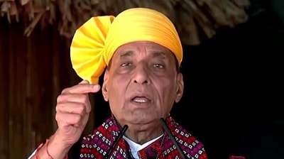 Defence minister Rajnath Singh. (ANI file) Defence minister Rajnath Singh. (ANI file)