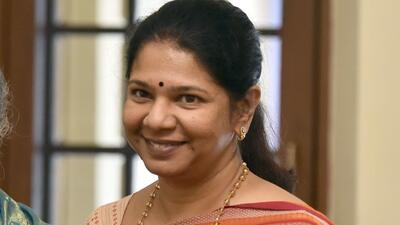 DMK’s deputy general secretary, K Kanomizhi entered the Lok Sabha in 2019 from Thoothukudi after being a two term Rajya Sabha MP. (HT Photo) DMK’s deputy general secretary, K Kanomizhi entered the Lok Sabha in 2019 from Thoothukudi after being a two term Rajya Sabha MP. (HT Photo)