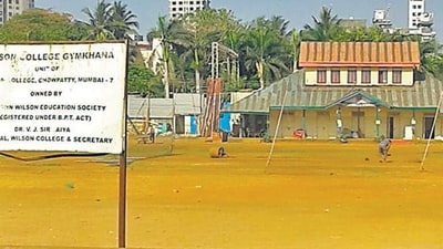 In the last few years, the Wilson College gymkhana has very rarely been used by the college and its students.