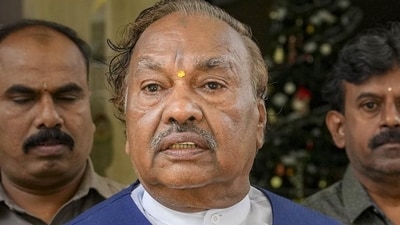 Rebel BJP leader K Eshwarappa to file nomination from Shivamogga tomorrow Rebel BJP leader K Eshwarappa to file nomination from Shivamogga tomorrow
