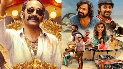 Stills of the films Aavesham and Varshangalkku Shesham Stills of the films Aavesham and Varshangalkku Shesham