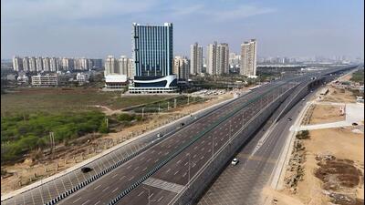 NCRTC has identified seven stretches on the Delhi-Gurgaon expressway where the master sewer line needs to be shifted. (ANI PHOTO) NCRTC has identified seven stretches on the Delhi-Gurgaon expressway where the master sewer line needs to be shifted. (ANI PHOTO)