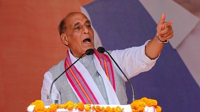 Defence Minister Rajnath Singh (PTI) Defence Minister Rajnath Singh (PTI)