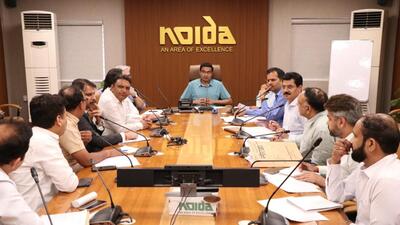 The Noida authority said in the meeting, it was confirmed that 42 of 57 realtors have given their consent to make payment of their respective dues in stalled housing projects. (HT Photo) The Noida authority said in the meeting, it was confirmed that 42 of 57 realtors have given their consent to make payment of their respective dues in stalled housing projects. (HT Photo)