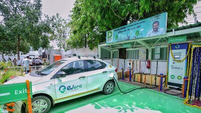 The central government on March 15 approved an e-vehicles policy allowing limited imports of cars by global EV giants at a concessional duty of 15%. (HT Archive) The central government on March 15 approved an e-vehicles policy allowing limited imports of cars by global EV giants at a concessional duty of 15%. (HT Archive)