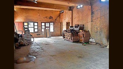 The dilapidated community centre at Alamgir village needs immediate repair and maintenance. (Manish/HT) The dilapidated community centre at Alamgir village needs immediate repair and maintenance. (Manish/HT)