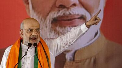 The home minister is likely to address a rally at a public ground in the state capital. (PTI file photo) The home minister is likely to address a rally at a public ground in the state capital. (PTI file photo)