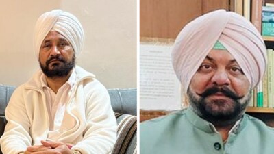 While Charanjit Channi (left) is trying to generate goodwill on the ground, Vikramjit Chaudhary is camping in New Delhi in the hope of meeting senior leaders and securing the Jalandhar Congress ticket. (HT Photo) While Charanjit Channi (left) is trying to generate goodwill on the ground, Vikramjit Chaudhary is camping in New Delhi in the hope of meeting senior leaders and securing the Jalandhar Congress ticket. (HT Photo)