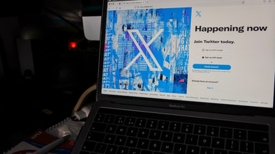 X down for several users: The X logo is shown on a computer screen. (AP)