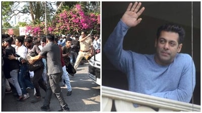 Fans waited for Salman Khan outside his home on Eid but the experience quickly turned sour. Fans waited for Salman Khan outside his home on Eid but the experience quickly turned sour.