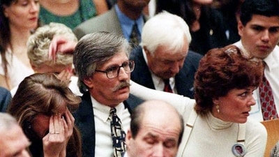 Speaking to NBC News, Ron Goldman's father: “The only thing I have to say is it’s just a reminder of Ron being gone all these years." (Getty Images) Speaking to NBC News, Ron Goldman's father: “The only thing I have to say is it’s just a reminder of Ron being gone all these years." (Getty Images)
