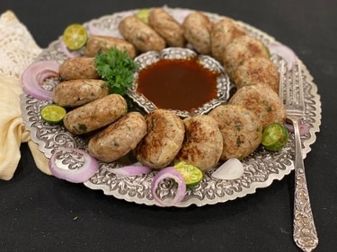 Chicken Kabab with Plum Sauce