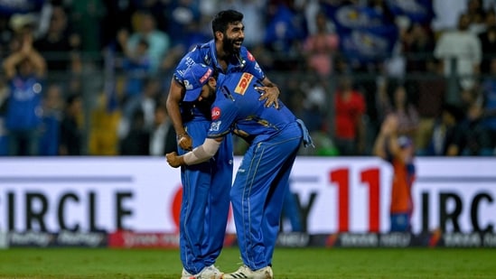 Jasprit Bumrah took figures of 5/21 after which Mumbai Indians' batters blew the Royal Challengers Bangalore out of the park. MI chased down a target of 197 with nearly five overs to spare,&nbsp;(AFP)