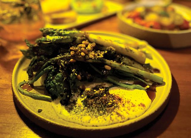 At Honey and Smoke, in Ubud, Urvika Kanoi liked that local greens served on unusual bases. At Honey and Smoke, in Ubud, Urvika Kanoi liked that local greens served on unusual bases.