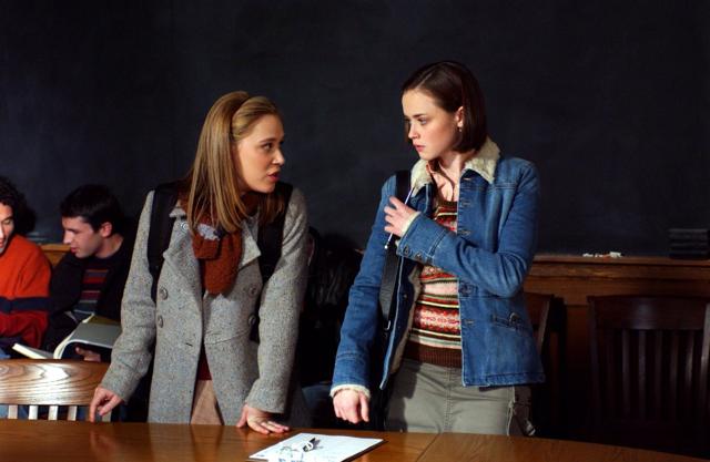 On Gilmore Girls, Rory and Paris fight as Paris is clingy and doesn’t respect her friend’s privacy. On Gilmore Girls, Rory and Paris fight as Paris is clingy and doesn’t respect her friend’s privacy.