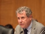 Senator Sherrod Brown, a Democrat from Ohio urges Joe Biden to ban Chienese EVs. Photographer: Tierney L. Cross/Bloomberg Senator Sherrod Brown, a Democrat from Ohio urges Joe Biden to ban Chienese EVs. Photographer: Tierney L. Cross/Bloomberg