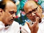 Ajit Pawar and Sharad Pawar (File Photo) Ajit Pawar and Sharad Pawar (File Photo)