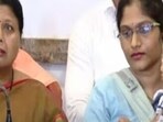 Sushma Andhare and Pooja Sushma Andhare and Pooja