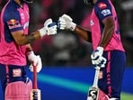 Rajasthan Royals' Riyan Parag (L) and captain Sanju Samson bump their fists during the Indian Premier League (IPL) Twenty20 cricket match Rajasthan Royals' Riyan Parag (L) and captain Sanju Samson bump their fists during the Indian Premier League (IPL) Twenty20 cricket match
