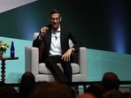 Google CEO Sundar Pichai speaks during the Stanford Business, Government and Society Forum at Stanford University. Google CEO Sundar Pichai speaks during the Stanford Business, Government and Society Forum at Stanford University.