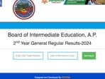 AP Inter results 2024 live updates: BIEAP 1st, 2nd year result links active (resultsbie.ap.gov.in, screenshot)