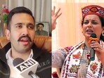 Congress leader Vikramaditya Singh and Kangana Ranaut, BJP's candidate from Mandi seat, trade barbs ahead of Lok Sabha polls.