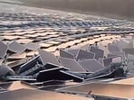 Storm damages world's largest floating solar plant in Madhya Pradesh.
