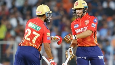 Punjab Kings' Shashank Singh and Ashutosh Sharma during the match against Gujarat Titans in the Indian Premier League (IPL) 2024, at Narendra Modi Stadium in Ahmedabad on Thursday (IPL) Punjab Kings' Shashank Singh and Ashutosh Sharma during the match against Gujarat Titans in the Indian Premier League (IPL) 2024, at Narendra Modi Stadium in Ahmedabad on Thursday (IPL)