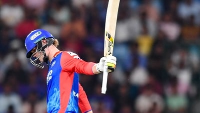 Fraser-McGurk then slowed down after Shaw fell and LSG's spinners started starving DC for runs. (AFP) Fraser-McGurk then slowed down after Shaw fell and LSG's spinners started starving DC for runs. (AFP)