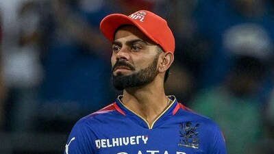 Royal Challengers Bengaluru's Virat Kohli looks on at the end of the Indian Premier League (IPL) Twenty20 cricket match between Mumbai Indians and Royal Challengers Bengaluru at the Wankhede Stadium in Mumbai on April 11 (AFP) Royal Challengers Bengaluru's Virat Kohli looks on at the end of the Indian Premier League (IPL) Twenty20 cricket match between Mumbai Indians and Royal Challengers Bengaluru at the Wankhede Stadium in Mumbai on April 11 (AFP)