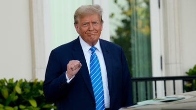 Trump is charged with 34 felony counts of falsifying business records. The charge carries up to four years in prison, though whether he will spend time behind bars if convicted would ultimately be up to the judge. (AP) Trump is charged with 34 felony counts of falsifying business records. The charge carries up to four years in prison, though whether he will spend time behind bars if convicted would ultimately be up to the judge. (AP)
