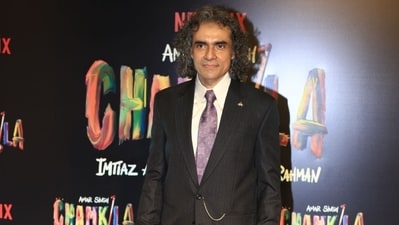 Director Imtiaz Ali brought his A-game to the screening of his film Amar Singh Chamkila, dressed in a striped suit with a statement lavender tie. He looked quite excited for his fellow celebrities to witness the magic of Chamkila Director Imtiaz Ali brought his A-game to the screening of his film Amar Singh Chamkila, dressed in a striped suit with a statement lavender tie. He looked quite excited for his fellow celebrities to witness the magic of Chamkila