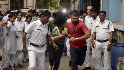 NIA produces one of the accused in the Rameshwaram Cafe blast case at the city session court, in Kolkata on Friday. (ANI) NIA produces one of the accused in the Rameshwaram Cafe blast case at the city session court, in Kolkata on Friday. (ANI)