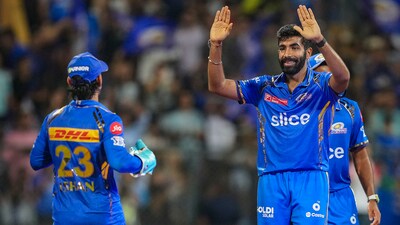 Jasprit Bumrah celebrates a wicket. (PTI) Jasprit Bumrah celebrates a wicket. (PTI)
