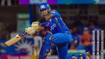 Mumbai: Mumbai Indians player Suryakumar Yadav plays a shot during the IPL 2024 cricket match against Royal Challengers Bengaluru and Mumbai Indians at Wankhede Stadium (PTI) Mumbai: Mumbai Indians player Suryakumar Yadav plays a shot during the IPL 2024 cricket match against Royal Challengers Bengaluru and Mumbai Indians at Wankhede Stadium (PTI)