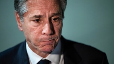 US secretary of state Antony Blinken. (via REUTERS)