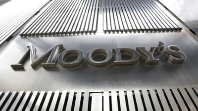 A Moody's sign is displayed on 7 World Trade Center, the company's corporate headquarters in New York. (Reuters) A Moody's sign is displayed on 7 World Trade Center, the company's corporate headquarters in New York. (Reuters)