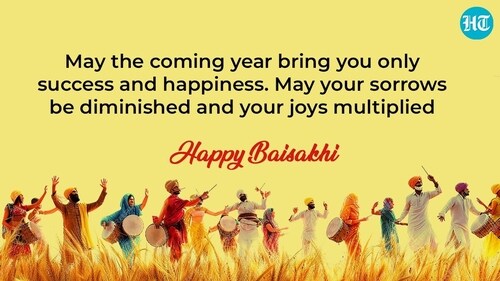 Happy Baisakhi 2024: Celebrate Baisakhi by sending these wishes, images and greetings to your loved ones. (HT Photo) Happy Baisakhi 2024: Celebrate Baisakhi by sending these wishes, images and greetings to your loved ones. (HT Photo)