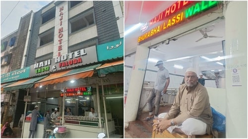 Haji Hotel Lassi and Faluda are among the many old shops in Old Bhopal famous for their unique, traditional flavours. (Akanksha Agnihotri) Haji Hotel Lassi and Faluda are among the many old shops in Old Bhopal famous for their unique, traditional flavours. (Akanksha Agnihotri)