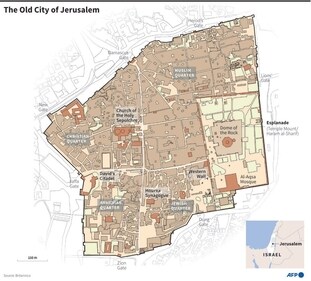 The status of Jerusalem remains highly controversial as both Israel and Palestine claim its as their capital. (AFP) The status of Jerusalem remains highly controversial as both Israel and Palestine claim its as their capital. (AFP)