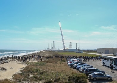 NASA launched three Black Brant IX sounding rockets were fired from Wallops Flight Facility in Virginia. (NASA) NASA launched three Black Brant IX sounding rockets were fired from Wallops Flight Facility in Virginia. (NASA)